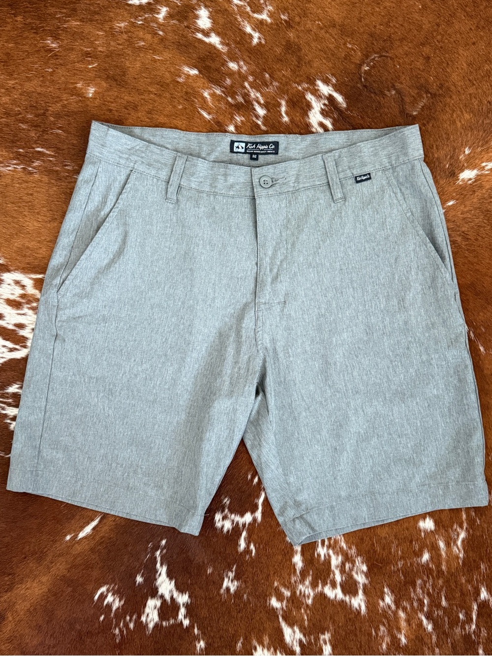 Fish Hippie Men’s Drift Shorts dark gray 32